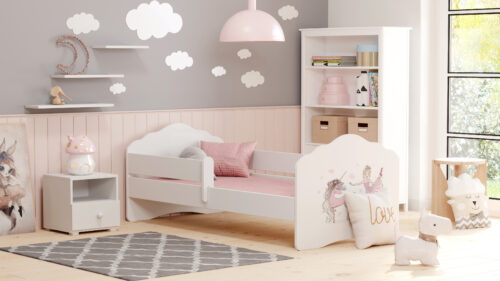 Fala lastevoodi 140x70 koos reelingu ja madratsiga - Image 2